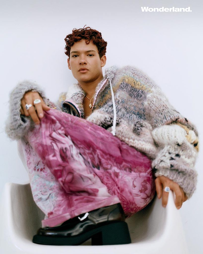 Omar Rudberg for Wonderland Magazine. Foto Jacob & Yas / BAD LAND. Makeup av Christopher Mørch Husby